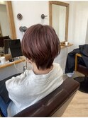春色桜カラー白髪ぼかし