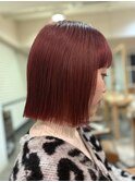 切りっぱなしボブ