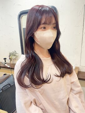 エトネ ヘアーサロン 仙台駅前(eTONe hair salon) ［ eTONe ］韓国女優さんstyle × pink brown