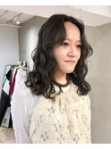イメチェン/ホワイトブロンド/外ハネボブ/ワイドバング/栄名古屋