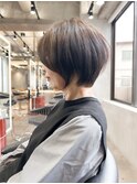 柏で１番綺麗な髪質改善ミニウルフダブルカラーショートボブ