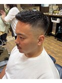 濡れパンスキンフェードスタイル
