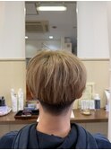 新規お得クーポンあり【見附 今町】ベージュマッシュヘア