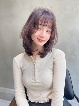 ケイト(kate) 【kate 大宮】ラベンダーグレージュ×顔周りレイヤー