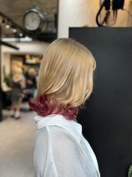 ヴァイス 渋谷店(VAICE) ブロンドベージュ/裾カラー/エンドカラー