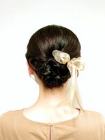 ヒュミ(hymy) 結婚式参列に♪/お呼ばれヘア/おとなっぽヘア/ゆるふあ/シニヨン