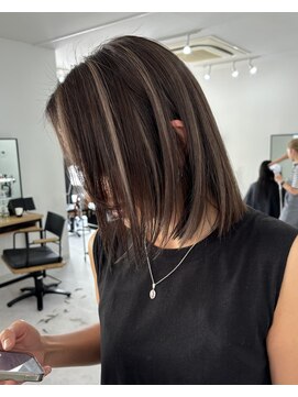 ウル 岡山駅店(ULu.) ハイトーンハイライトバレイヤージュグラデーションカラー岡山駅