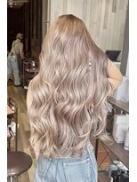 ラグーン(LAGOON)&nbsp;ホワイトミルクティーベージュ/バレイヤージュ/ケアブリーチ