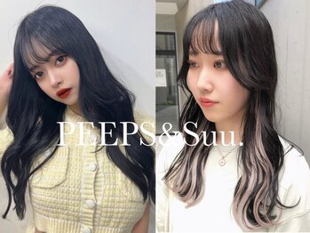 ピープスアンドスー 表参道 渋谷(Peeps&Suu.)の写真/最高級エクステでダメージレスデザインを！エクステ多数ご用意◎ [エクステ/インナーカラー/ブリーチ/渋谷]