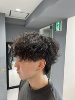 アレス バイ シカ 神戸三宮元町店(ALLES by Cica)&nbsp;ラフな質感の波巻きパーマ