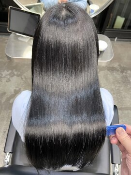 ジーナ 池袋(Zina) ラベンダーブラック/暗髪/黒髪/髪質改善/艶カラー/池袋美容院