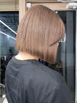 リベロ 柏(Libero)&nbsp;ミルクティーベージュ×切りっぱなしボブ