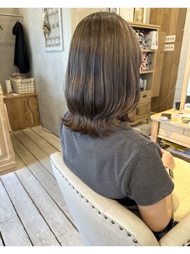 アングリッド(un gird) ブリーチ無し!透明感カラー