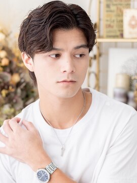 カバーヘア ブリス 北浦和(COVER HAIR bliss) ビジネスにも◎黒髪リバースセンターパートa北浦和20代30代40代!