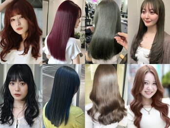 アソビ 表参道(ASOBI)の写真/お仕事でも大丈夫！ブリーチなしダブルカラーで透明感カラー♪［表参道/ダブルカラー/学割U24/髪質改善］