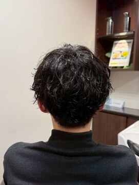 ケースタイル ヘアスタジオ 神保町店(K STYLE HAIR STUDIO) シャドウパーマ/メンズパーマ/束感ショート/ツーブロック/理容室