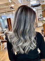 ブリッツ レボ(BLITZ-REVO)&nbsp;着物ヘア/ダークアッシュ/ミディアムレイヤーカット/柏駅