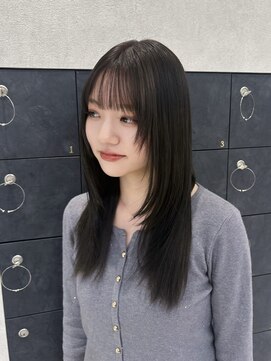 ザザ シンジュク(ZA/ZA shinjuku) 艶髪小慣れレイヤーカット