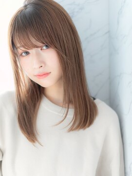 ローマ ギンザ(ROMA Ginza) セミロングレイヤー*髪質改善*縮毛矯正*20代30代40代50代