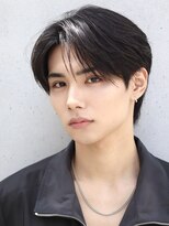 エイド 本店(aid) シースルーセンターパートナチュラルショートダウンパーマ