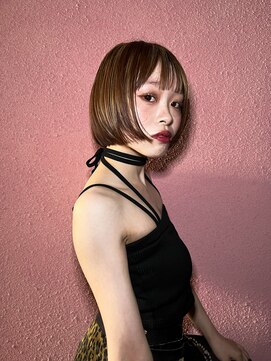 フェス カットアンドカラーズ(FESS cut&colors) 大人のリップラインボブ/20代30代40代/透明感