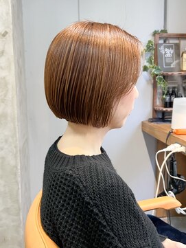 ヘアアンドライフ エジェリデイズ(hair&life egerie days) 切りっぱなしボブ/縮毛矯正/恵比寿美容室/40代/30代/髪質改善