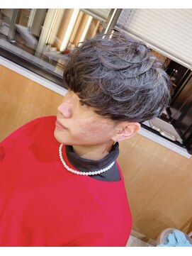 六本木美容室 西麻布店 ニュアンスパーマ×マッシュ