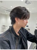 ミニウルフ毛流れセンターパート/20代30代