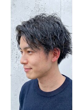 ヘアーアンドグルーミング ヨシザワインク(HAIR&GROOMING YOSHIZAWA Inc.) ショートツイストスパイラルツーブロックビジネススタイル20代