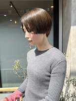 バートランド 白楽(Bertland) 島田/ハンサムショート オリーブグレージュ 髪質改善