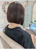 【23.シャンプーやドライヤー時間短縮♪切りっぱなしショート】