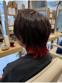 襟足インナーカラー