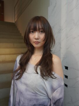 クリアーオブヘアー 一社店(clear OF HAIR) long wolf × brown