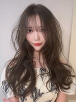ジゼル(GiseL)&nbsp;毛先レイヤー　ブラウンカラー