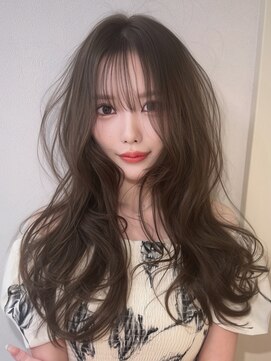 ジゼル(GiseL) 毛先レイヤー ブラウンカラー