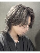 ヘアーアート リオン バイニューヨークニューヨーク(hair art Le Riow byNYNY)&nbsp;グレー×ブラック×ローライト×エンドカラー