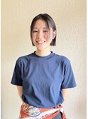 大人っぽいミニボブ