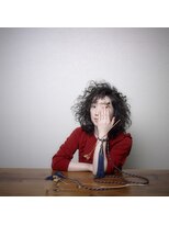 ブリスト(BRIST)&nbsp;スパイラルパーマ/前髪パーマ/アッシュブラック＠30代40代50代