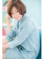 ミック ヘアアンドビューティー 大山店(miq  Hair&Beauty)&nbsp;大人っぽくキメル！無造作ショートボブ