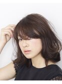 デジタルパーマ/ながれるレイヤー/大人巻き/前髪カール/alon