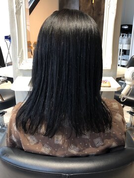 アディクト 綾瀬(ADDICT) 【ADDICT_YuuYa】ネイビーブラック_くびれセミディ