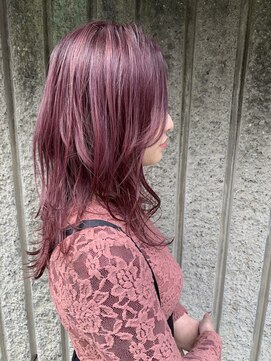 ボンドヘアーアンドスタイル(bond hair&style) ピンクパープル