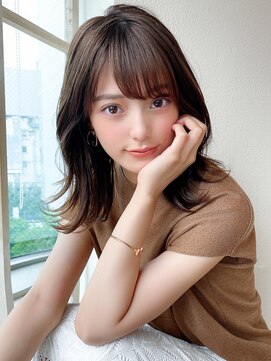 アフロート ディル(AFLOAT D'L) ミディアムレイヤーカットくびれヘア似合わせカット★