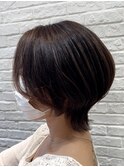 くびれるショートボブ　ミセスにおすすめ　【高田馬場】