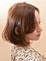 マイ キューブ ヘア デザイン 豊田(My Cube Hair Design)&nbsp;バレイヤージュアッシュカラーツヤ感ノーブル前下がりショート