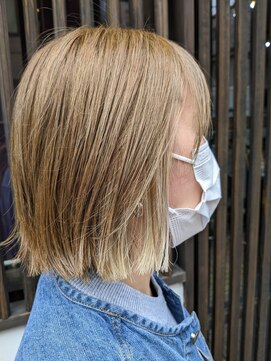 櫛の屋 ボブ×オリージュ×インナーカラー