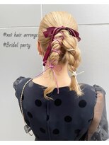 トゥエンティ ファイブ(TWENTY FIVE)&nbsp;ポニーテール×編みおろしアレンジ/名定