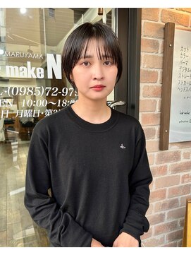 ヘアメイクエイト 丸山店(hair make No.8) ◆担当：岩切祐樹◆ナチュラルマッシュショート@no.8_yuki