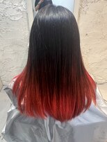 ミクスチャー(mixture)&nbsp;グラデーションカラー/レッド