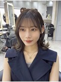 ○韓国ヘア、顔周りカット